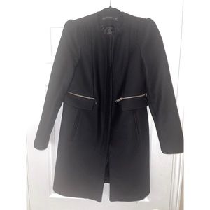 Zara Women’s Black Wool Coat